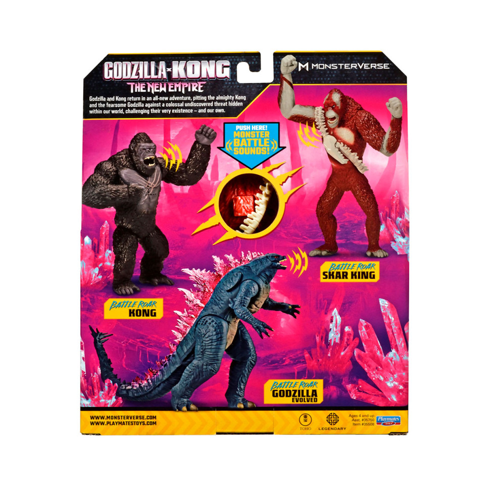 Ігрова Фігурка Скар Кінг готовий до бою Godzilla vs. Kong 35508G зі звуком