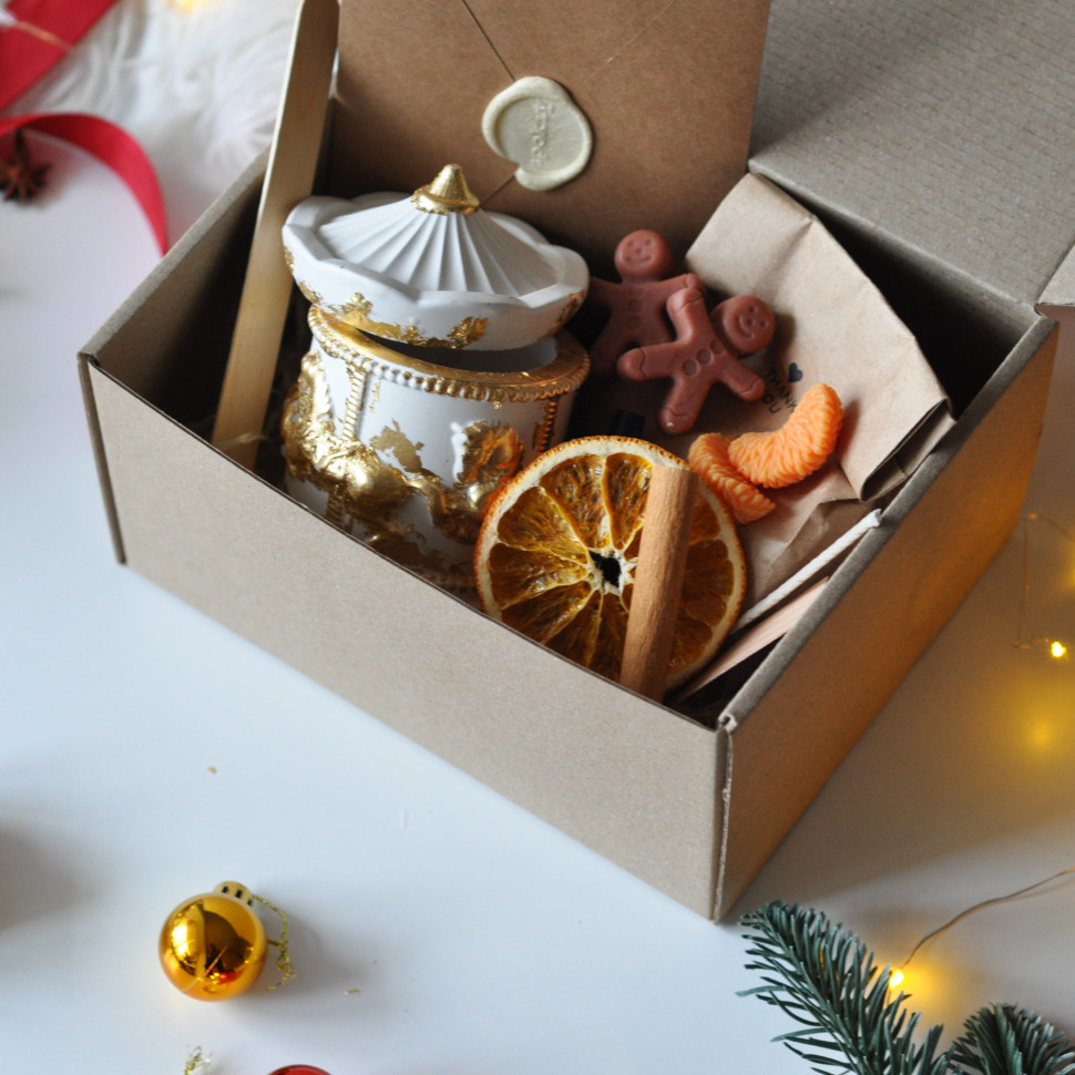 Новорічний набір для створення свічки «Карусель» M SP2464 на одну свічку