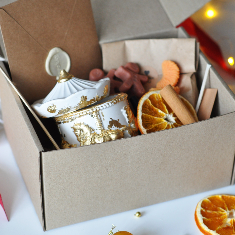 Новорічний набір для створення свічки «Карусель» M SP2464 на одну свічку