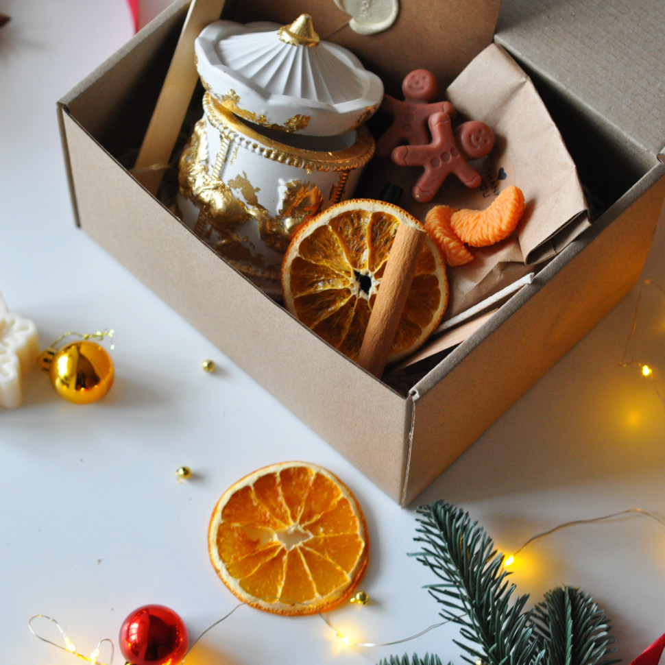 Новорічний набір для створення свічки «Карусель» M SP2464 на одну свічку