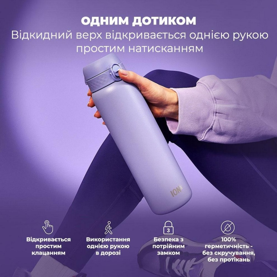 Пляшка для води вакуумна Vacuum Insulated ION8 I8TS1000PERI 920 мл, Periwinkle