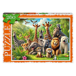 Пазл класичний "Африка" Danko Toys С260-14-01, 260 елементів
