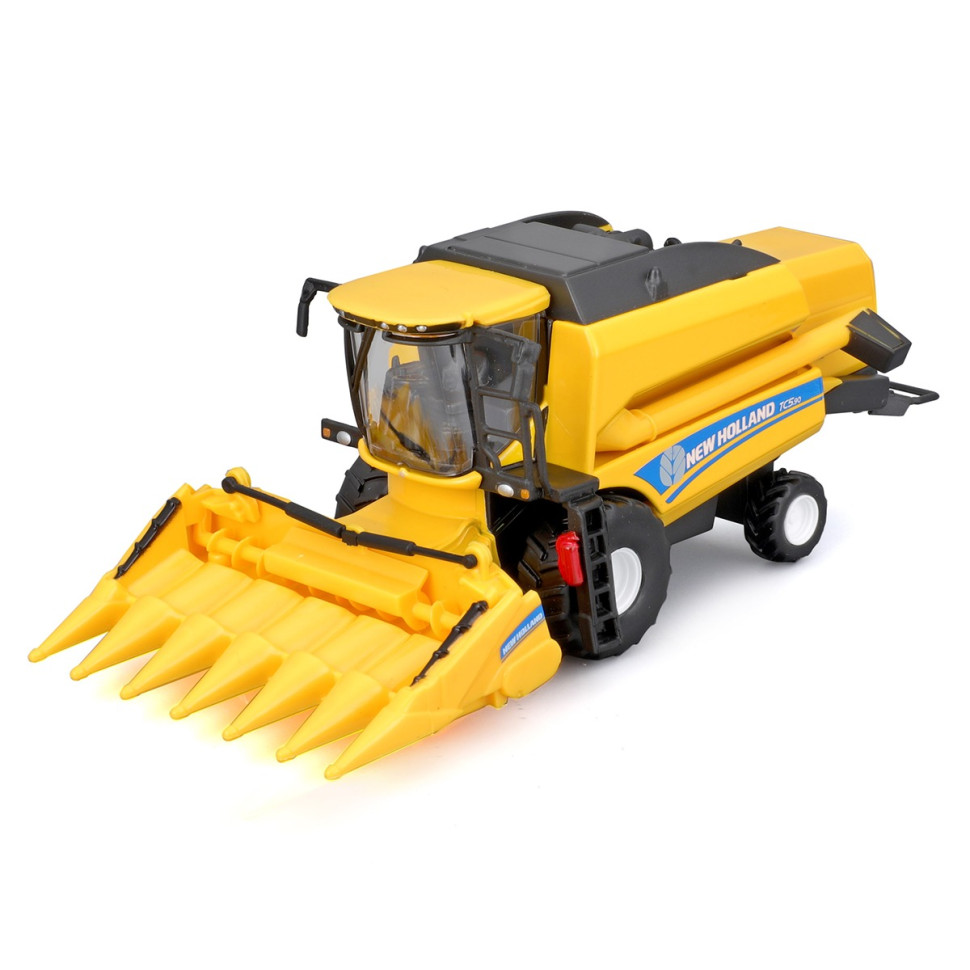 Автомодель комбайн ЗЕРНОЗБИРАЛЬНИЙ NEW HOLLAND TC5.90 Bburago 18-31722 (1:24)