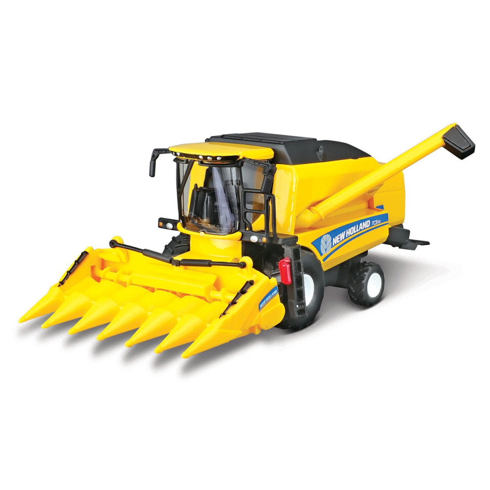 Автомодель комбайн ЗЕРНОЗБИРАЛЬНИЙ NEW HOLLAND TC5.90 Bburago 18-31722 (1:24)
