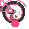 Велосипед дитячий PROF1 Y1411-1 14 дюймів, рожевий 