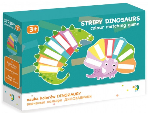 Настільна гра DoDo Вивчаємо кольори Динозаврики 300138 по цене 64 грн.