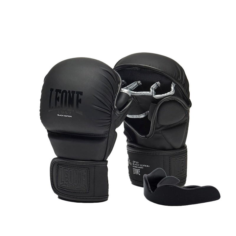 Перчатки для грепплинга для ММА Edition Leone GP121_Black_L, размер L (капа в комплекте)