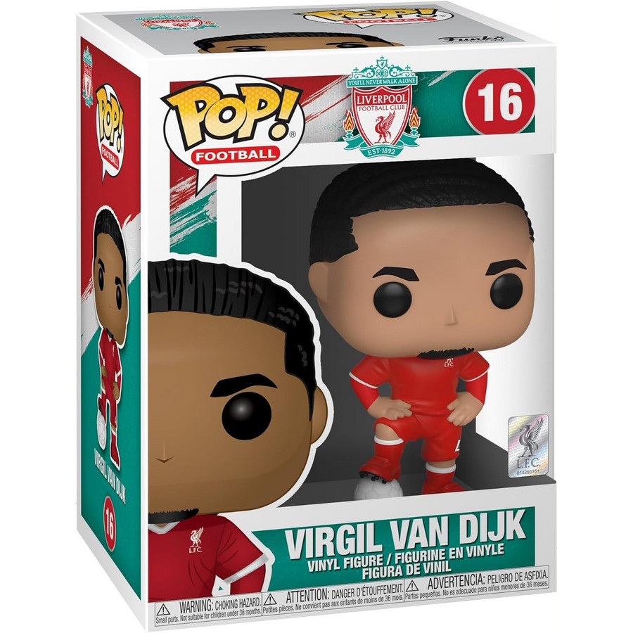 Ігрова фігурка FC Liverpool - Virgil Van Dijk Funko POP 5908305240051