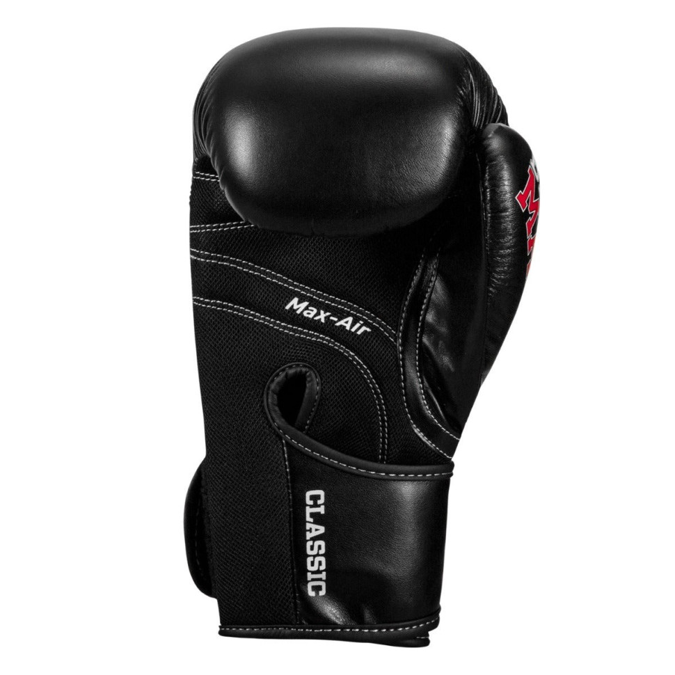 Боксерські рукавиці Classic Black Max TITLE CBMBG2 12 BK 12 унцій (бинти в комплекті)