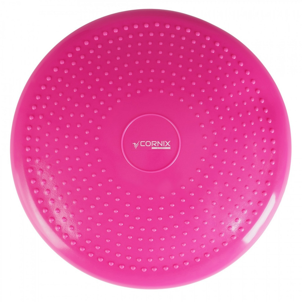 Балансувальна подушка-диск Cornix XR-0055, 33 см (сенсомоторна) масажна, Pink