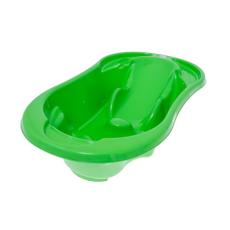 Ванночка дитяча 2 в 1 «Комфорт» Tega Baby TG-011-125 анатомічна, зелений