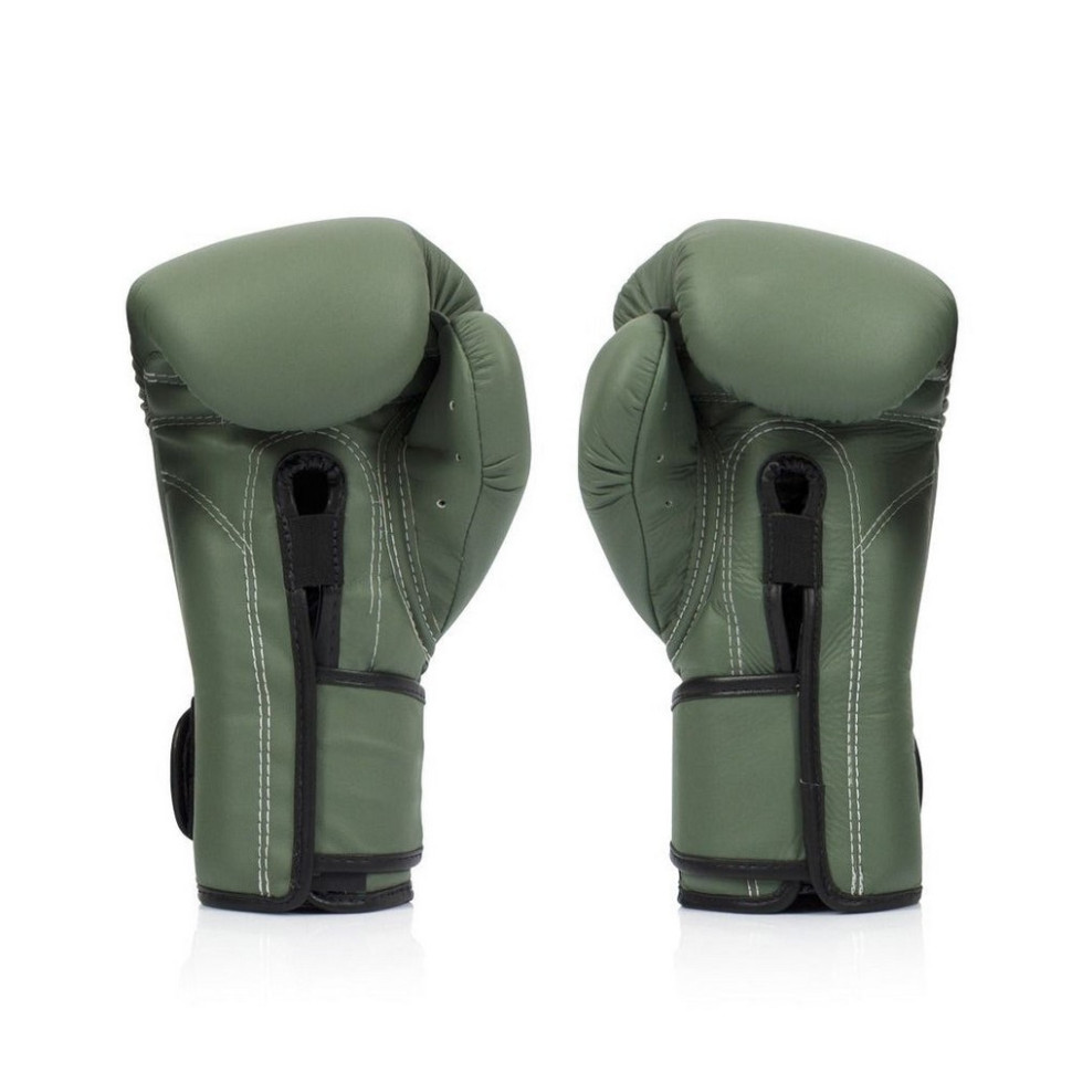 Боксерські рукавиці BGV11 Fairtex BGV11_16oz_Green 16 унцій (бинти в комплекті)