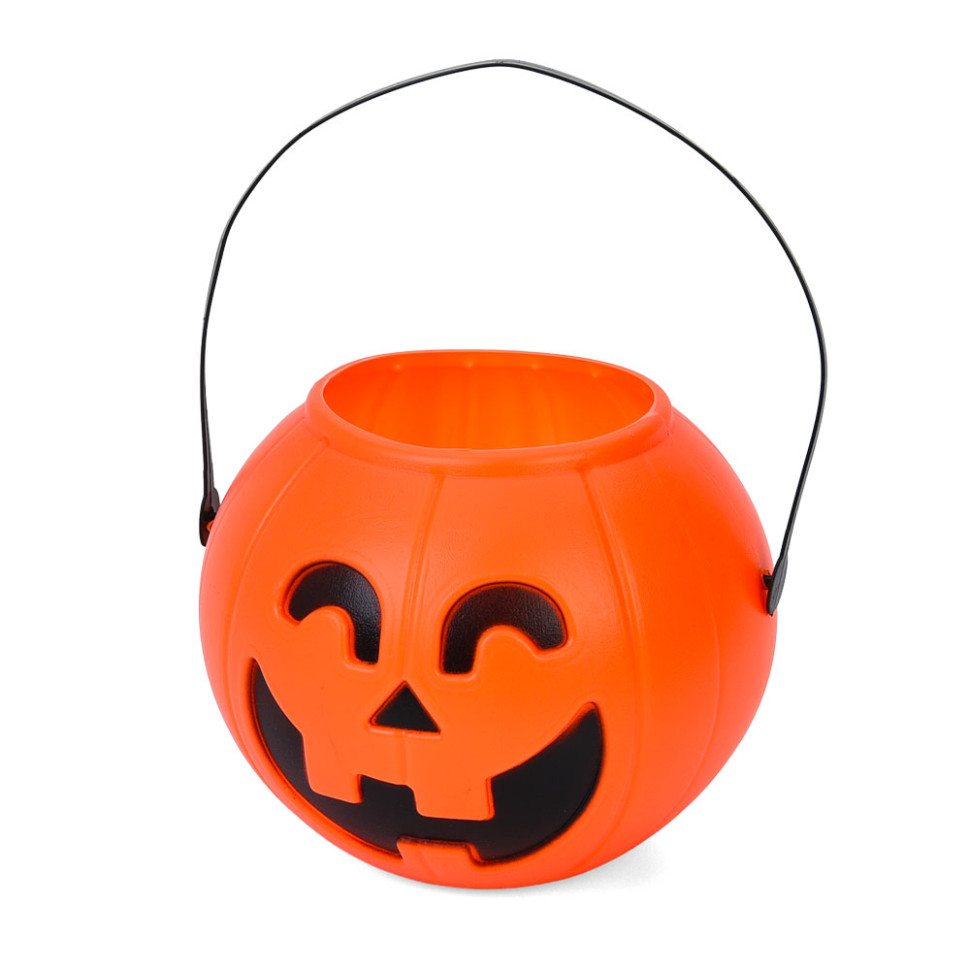 Аксессуар для праздника Корзина-тыква Halloween Bambi MK 5749-2 в пакете 13,5х17х17 см