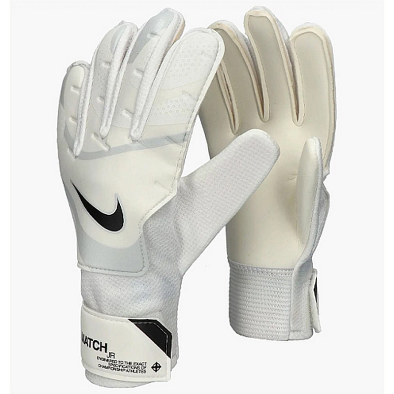 Воротарські рукавиці NK GK MATCH JR - HO23 Nike FJ4864-100-4 бежевий, сірий 13,6 см