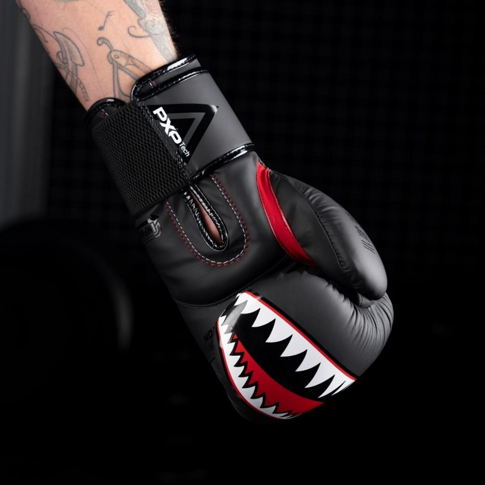 Боксерские перчатки Fight Squad Schwarz Phantom PHBG2216-16 Black 16 унций