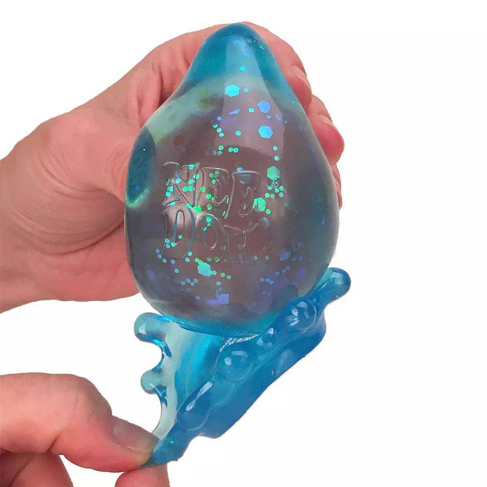 Іграшка-антистрес Крапля релаксу NeeDoh DRDND(Blue) з підставкою