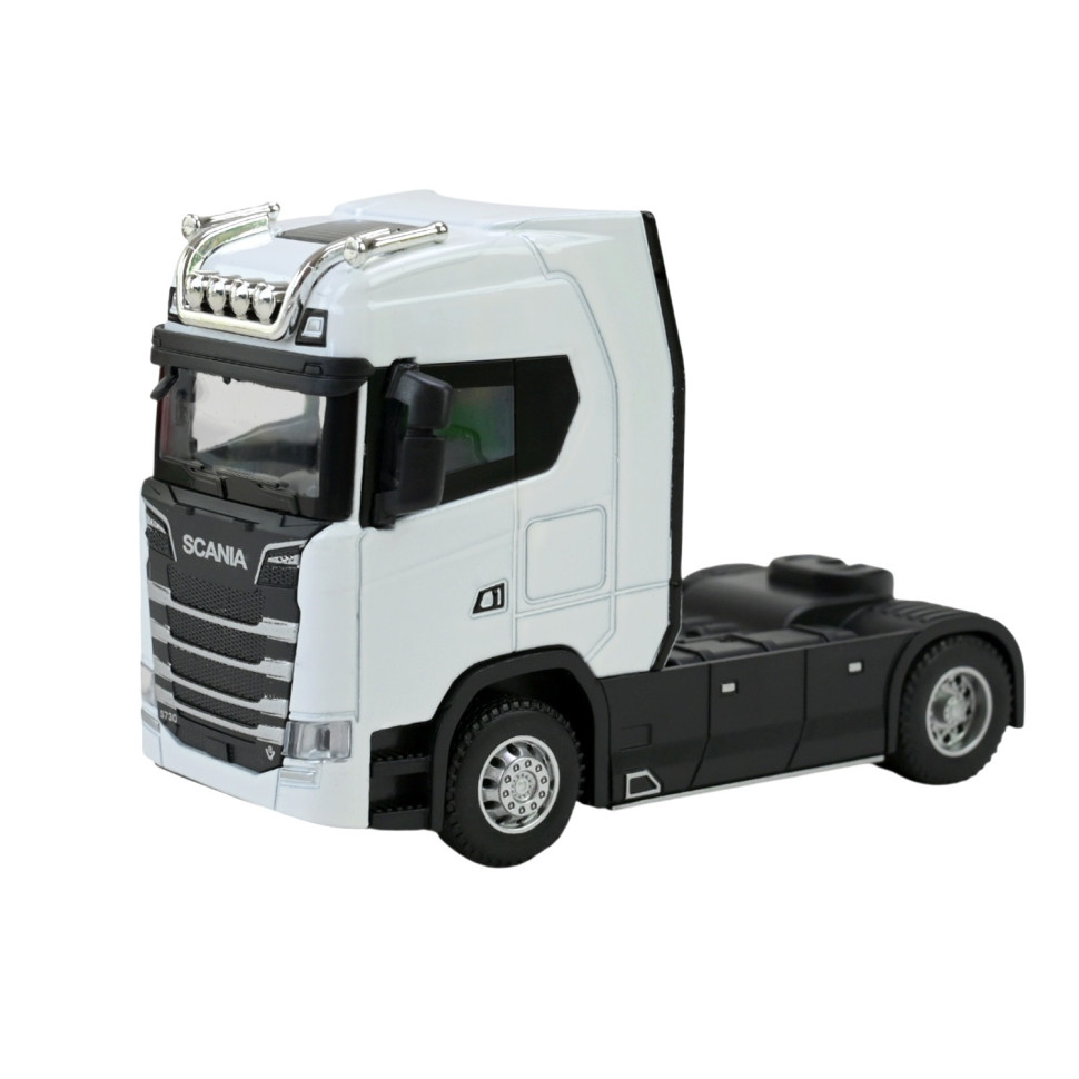 Дитячий іграшковий трейлер АВТОПРОМ AP7539AB(White) світло, звук