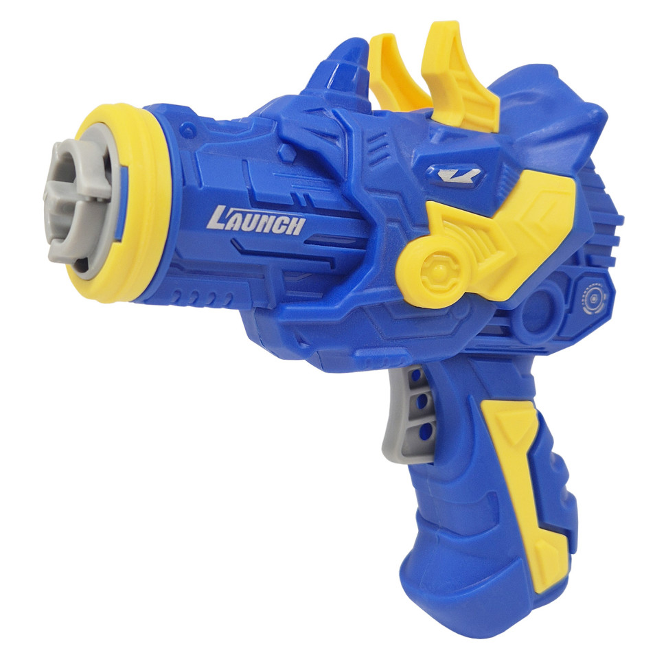 Розважальна гра-запускалка Динозаврик Bambi 123-1K4(Blue) 6 дисків