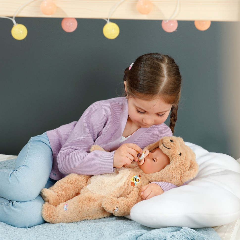 Кукла детская ЭММА В КОСТЮМЕ МЕДВЕДЯ BABY born 837115, 43 см, с аксессуарами