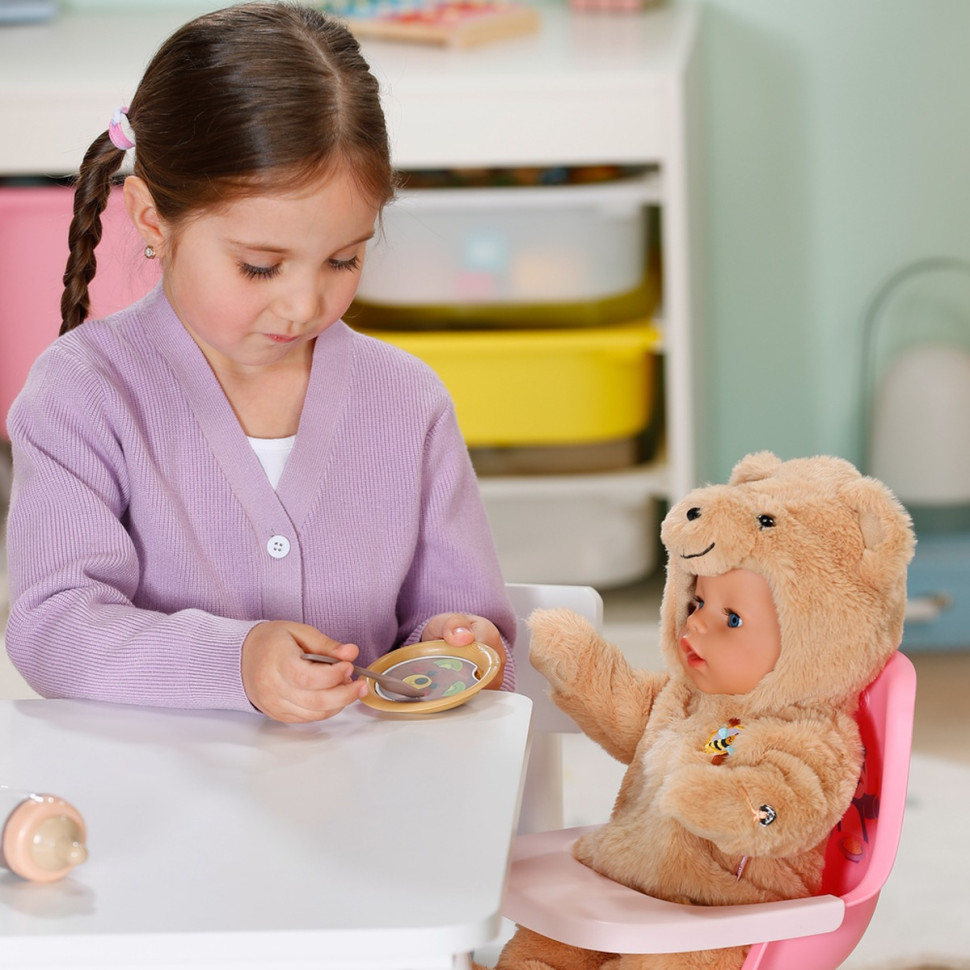 Кукла детская ЭММА В КОСТЮМЕ МЕДВЕДЯ BABY born 837115, 43 см, с аксессуарами