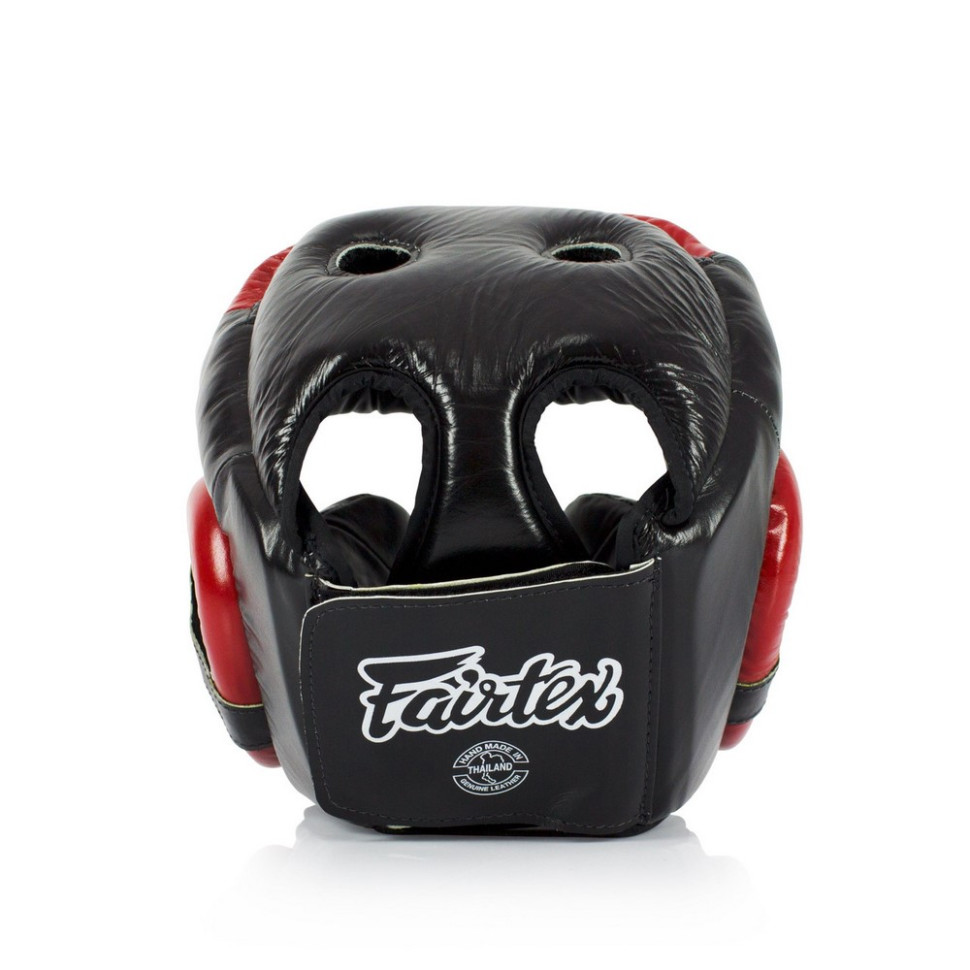 Боксерский шлем HG13 Fairtex HG13_L_Black/Red, Black/Red, размер L