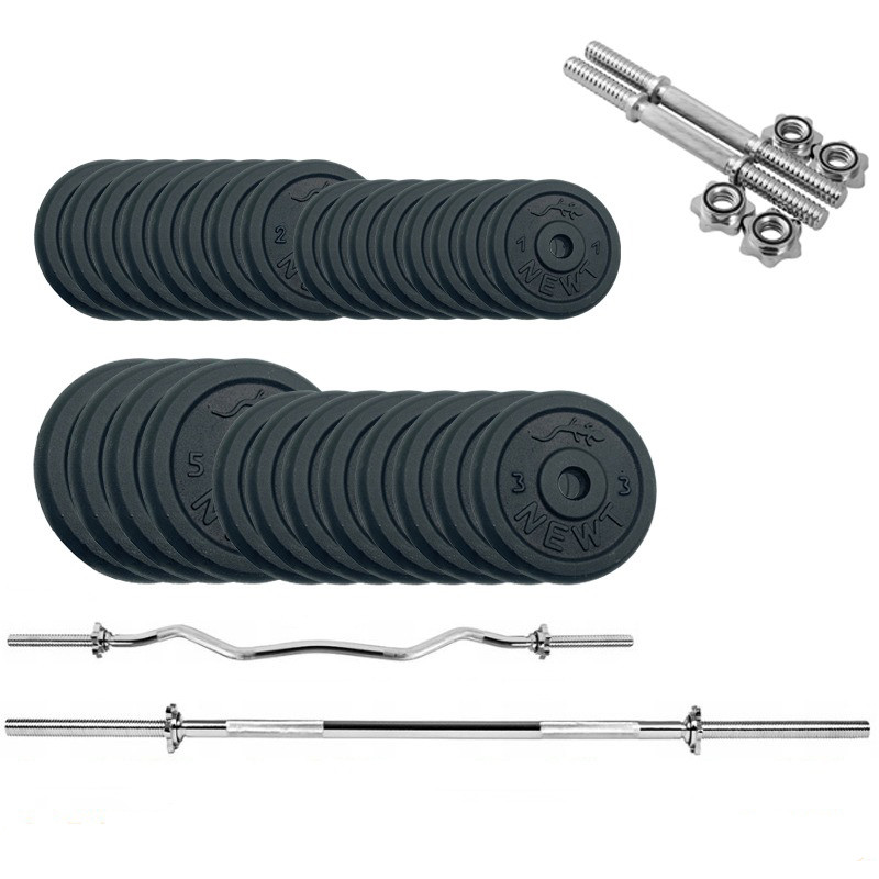 Набір штанг + гантелі металеві Gym Set-HW Home Newt NE-M-HW-SET-79, 84 кг