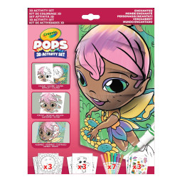 Набор для творчества "Волшебный мир" POPS 3D Crayola 04-2801 с 7 фломастерами