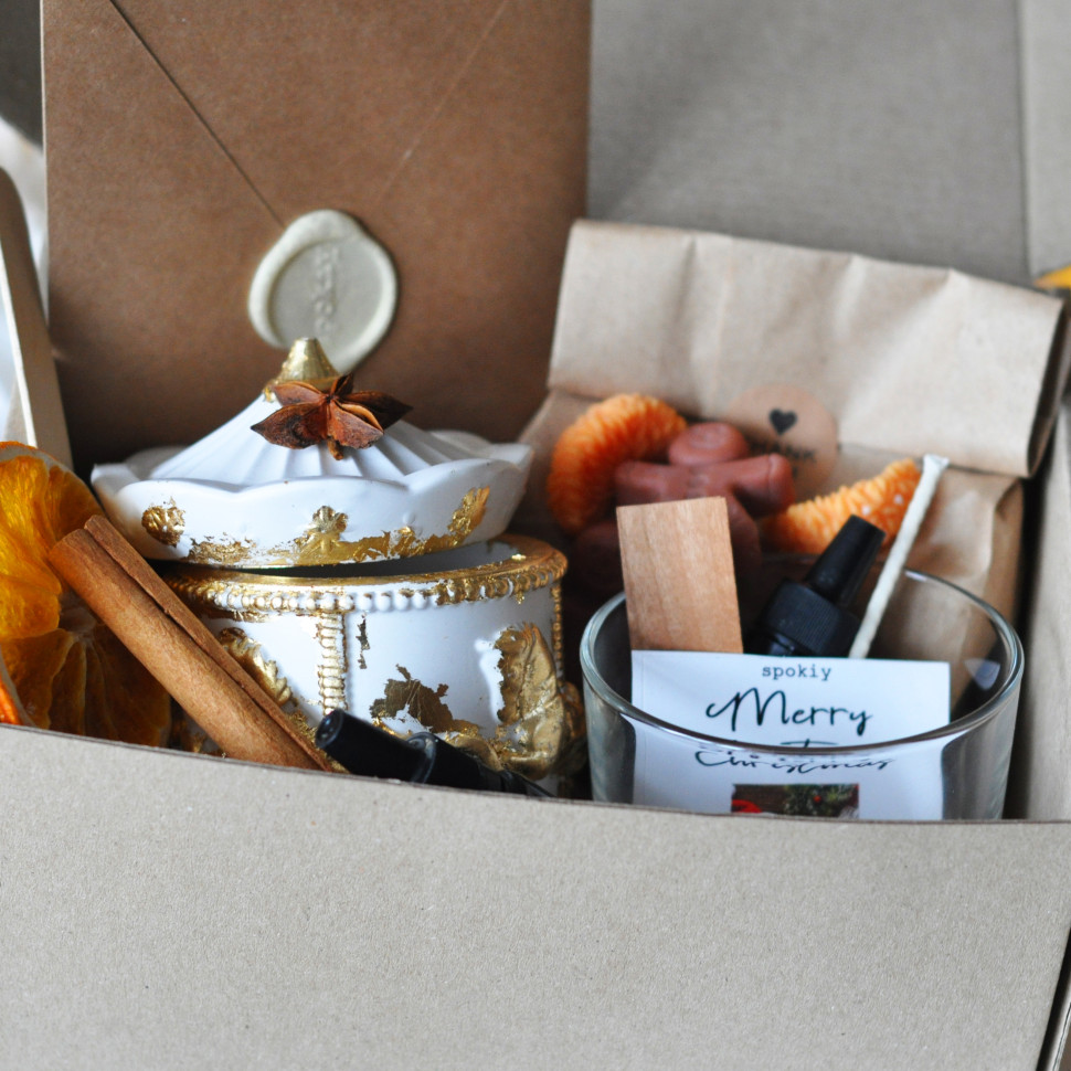 Новорічний набір для створення свічки «Карусель» L SP2465 на дві свічки