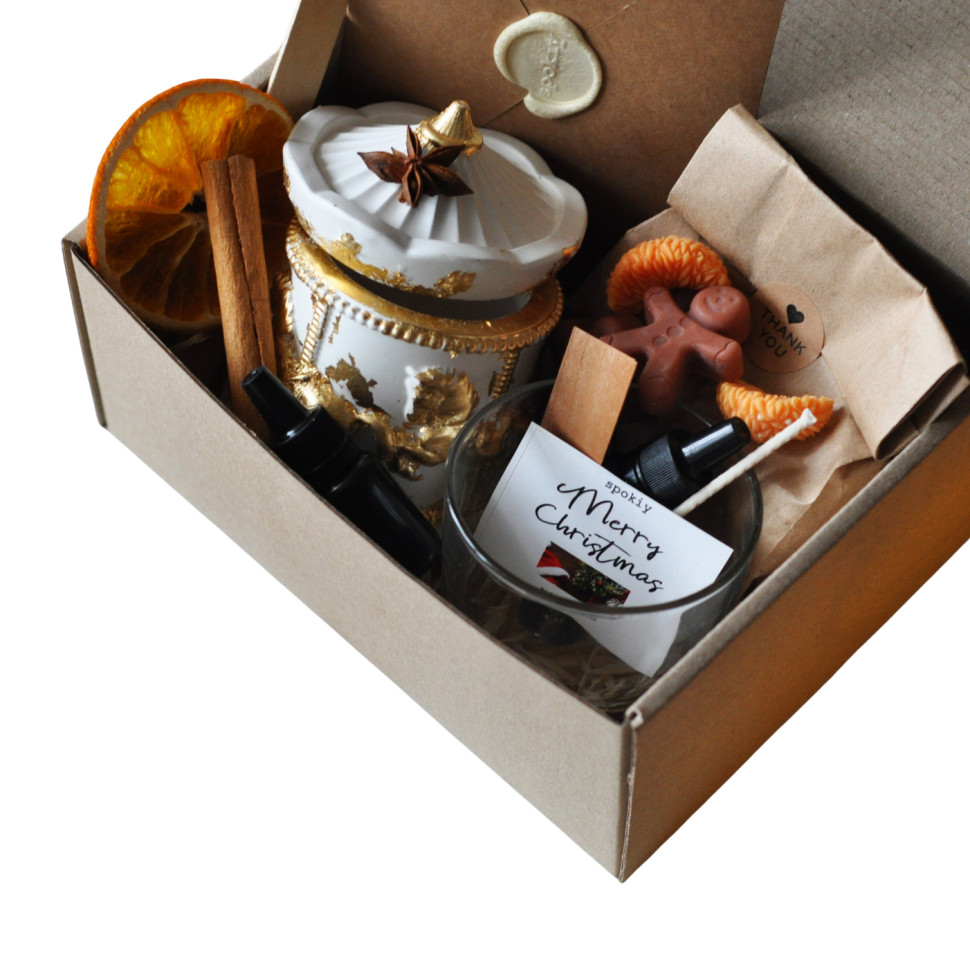 Новорічний набір для створення свічки «Карусель» L SP2465 на дві свічки