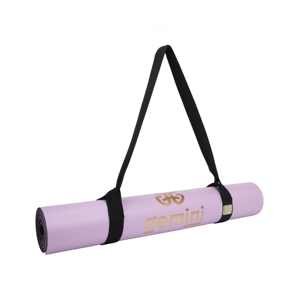 Килимок для йоги каучуковий Pro Gemini Sport PUY-3900-5 поліуретан 183x68x0,5 см, бузковий