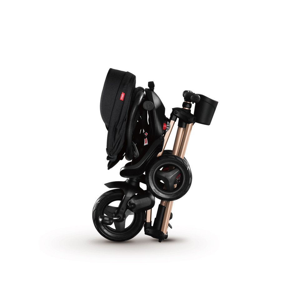 Велосипед триколісний дитячий Qplay S700Gold+Rubber складний