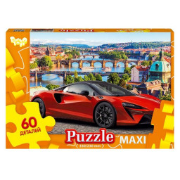 Пазл класичний "Спорткар" Danko Toys Mx60-11-16, 60 елементів