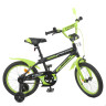 Велосипед дитячий PROF1 Y16321-1 16 дюймів, салатовий 