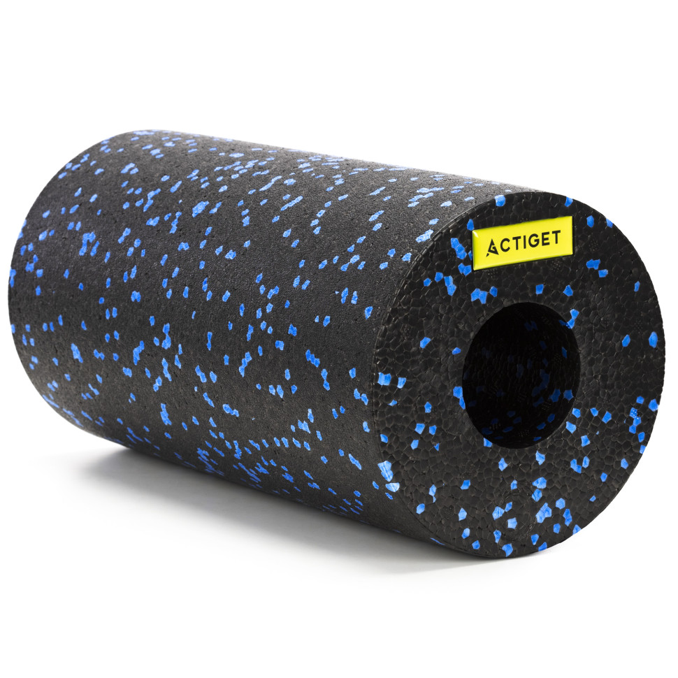 Массажный ролик Actiget ACT0093 EPP, Black/Blue 29,5x15 см