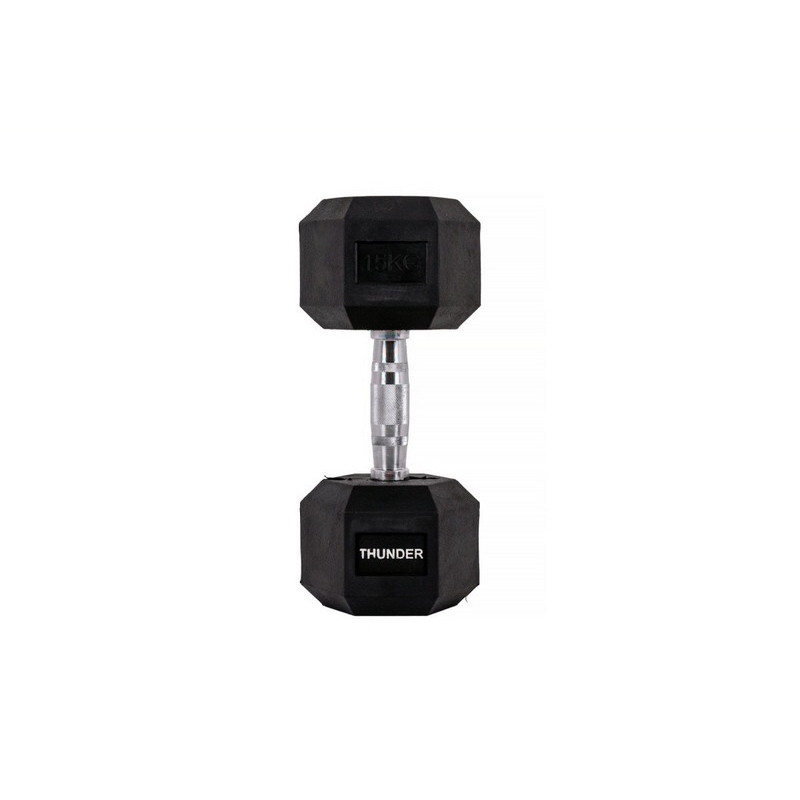 Гантель шестигранна Thunder HEXAGONAL-DUMBBELLS-15KG 15 кг