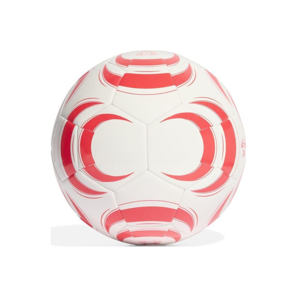 М'яч футбольний TIRO CLB Adidas JW1531 білий/червоний, розмір 4