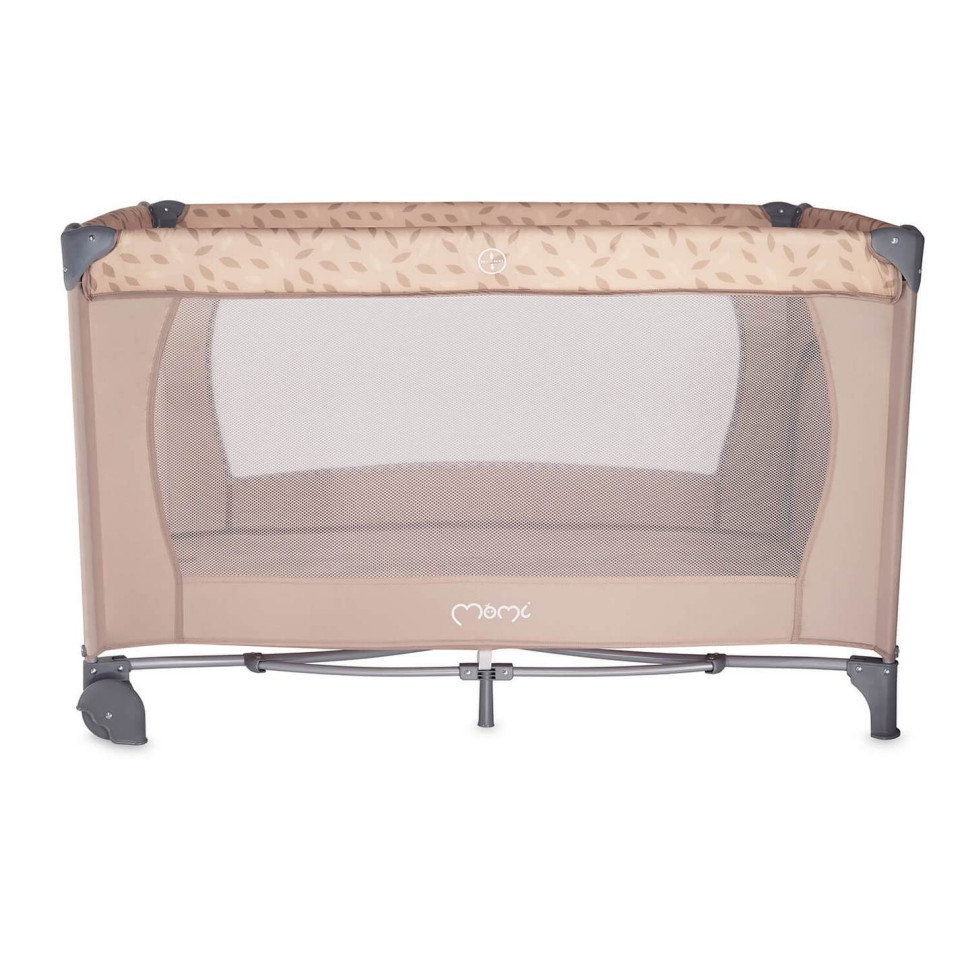 Детская кровать-манеж BELOVE MoMi LOZE00027 beige складная, матрас 120х58 см