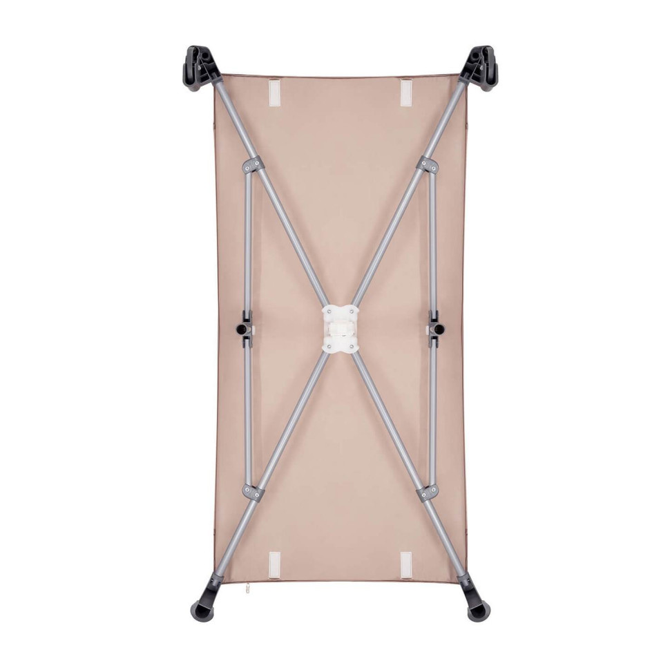 Детская кровать-манеж BELOVE MoMi LOZE00027 beige складная, матрас 120х58 см