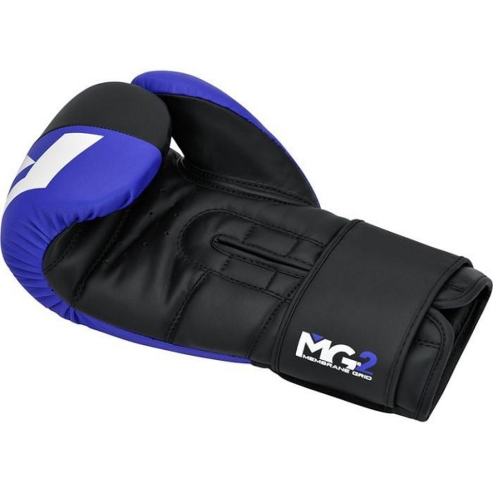 Боксерські рукавиці F4 Boxing Sparring Gloves Hook & Loop RDX Inc Limited BGR-F4U-14OZ, BLUE/BLACK 14 унцій