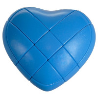 Сердце Рубика Голубое 3x3 (Blue Heart Love Cube) YJ8621 blue                                        