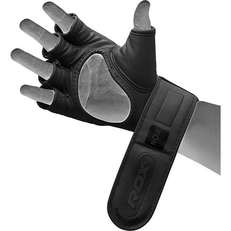 Перчатки для ММА F15 Noir Matte RDX Inc Limited GGR-F15MB-S, размер S (капа в комплекте)