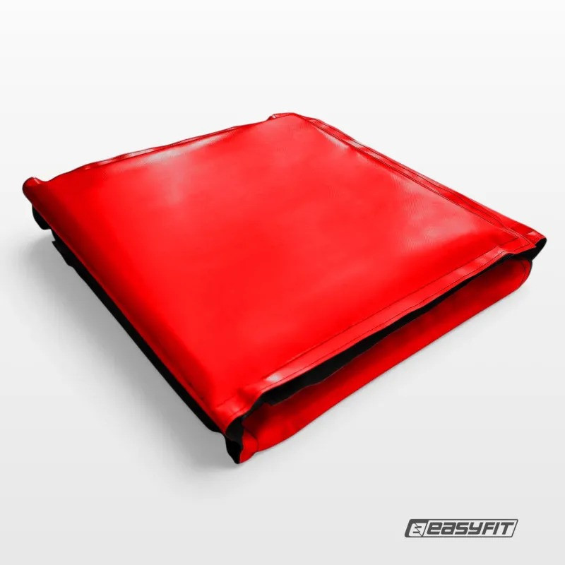 Кросс-мат спортивный для прыжков EasyFit EF-mat-R, складной, красный