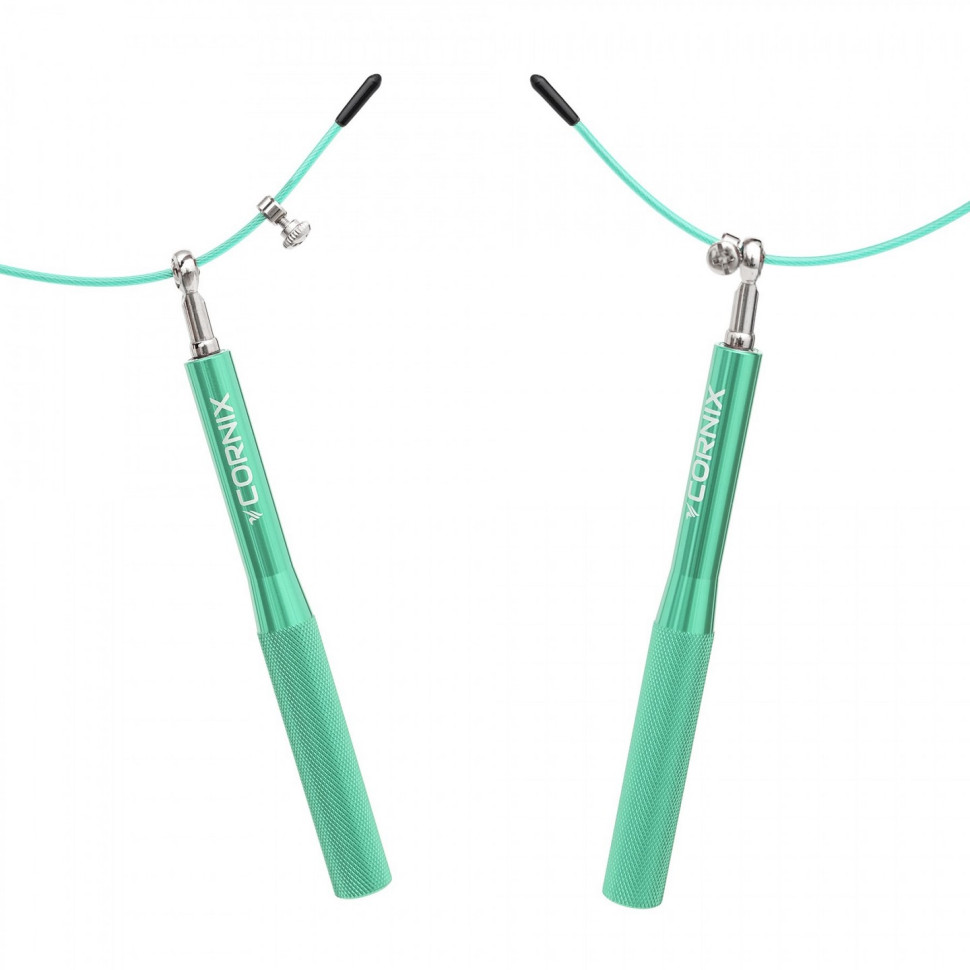 Скакалка швидкісна для кросфіту Speed Rope Cornix XR-0156 Green