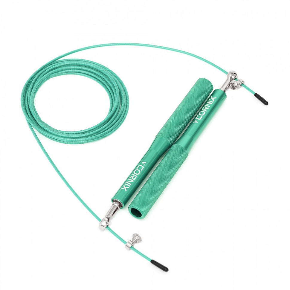 Скакалка швидкісна для кросфіту Speed Rope Cornix XR-0156 Green