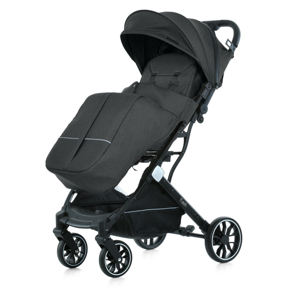 Дитяча прогулянкова коляска FLASH Bambi M 5727-1 Almost Black