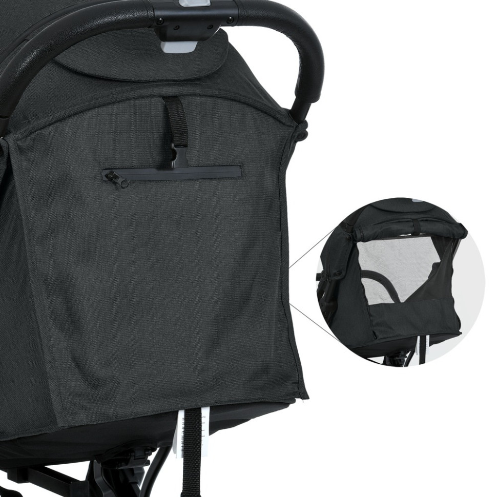 Дитяча прогулянкова коляска FLASH Bambi M 5727-1 Almost Black