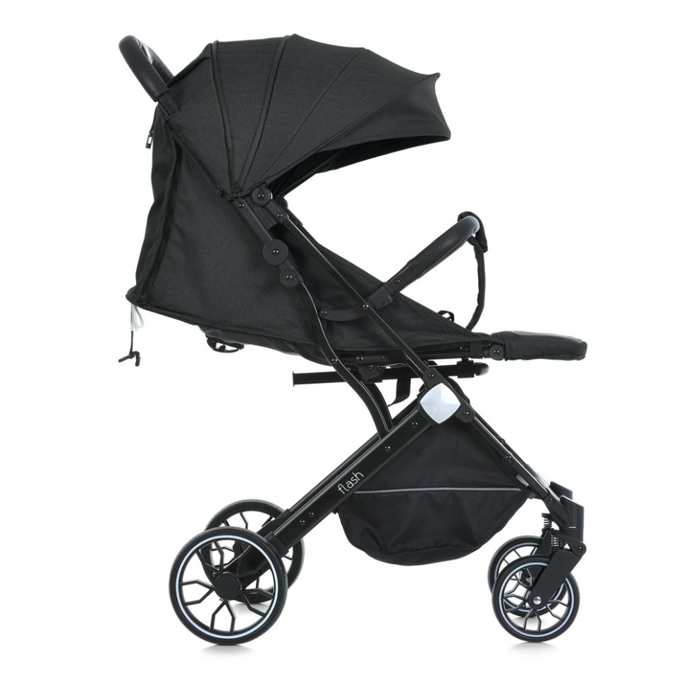 Дитяча прогулянкова коляска FLASH Bambi M 5727-1 Almost Black