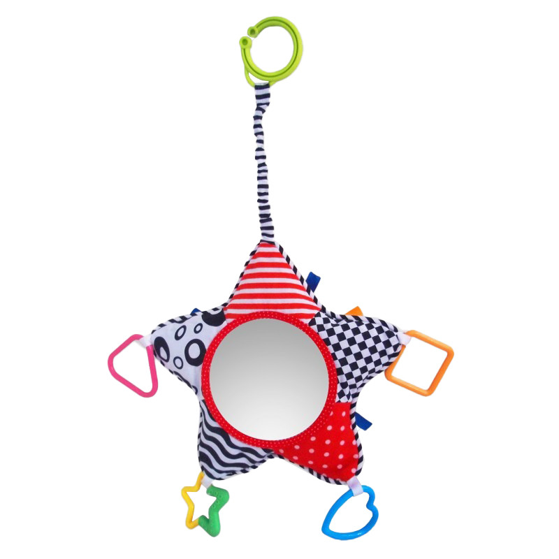 Плюшевая подвеска Солнышко Baby Mix TE 8153-22 с зеркальцем