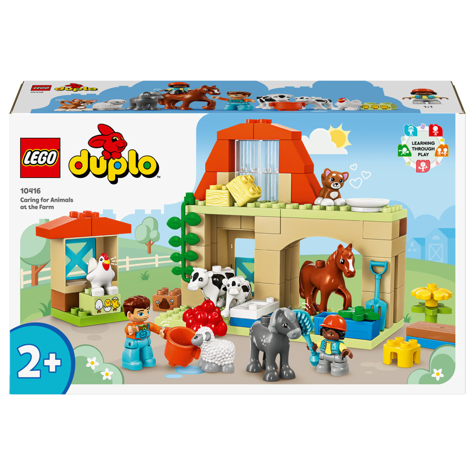 Конструктор Догляд за тваринами на фермі LEGO DUPLO Town 10416, 74 деталі