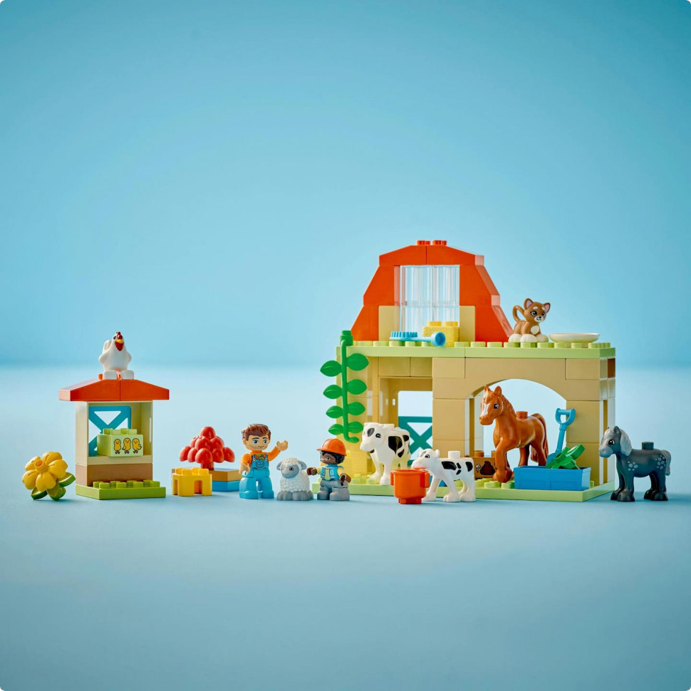Конструктор Догляд за тваринами на фермі LEGO DUPLO Town 10416, 74 деталі